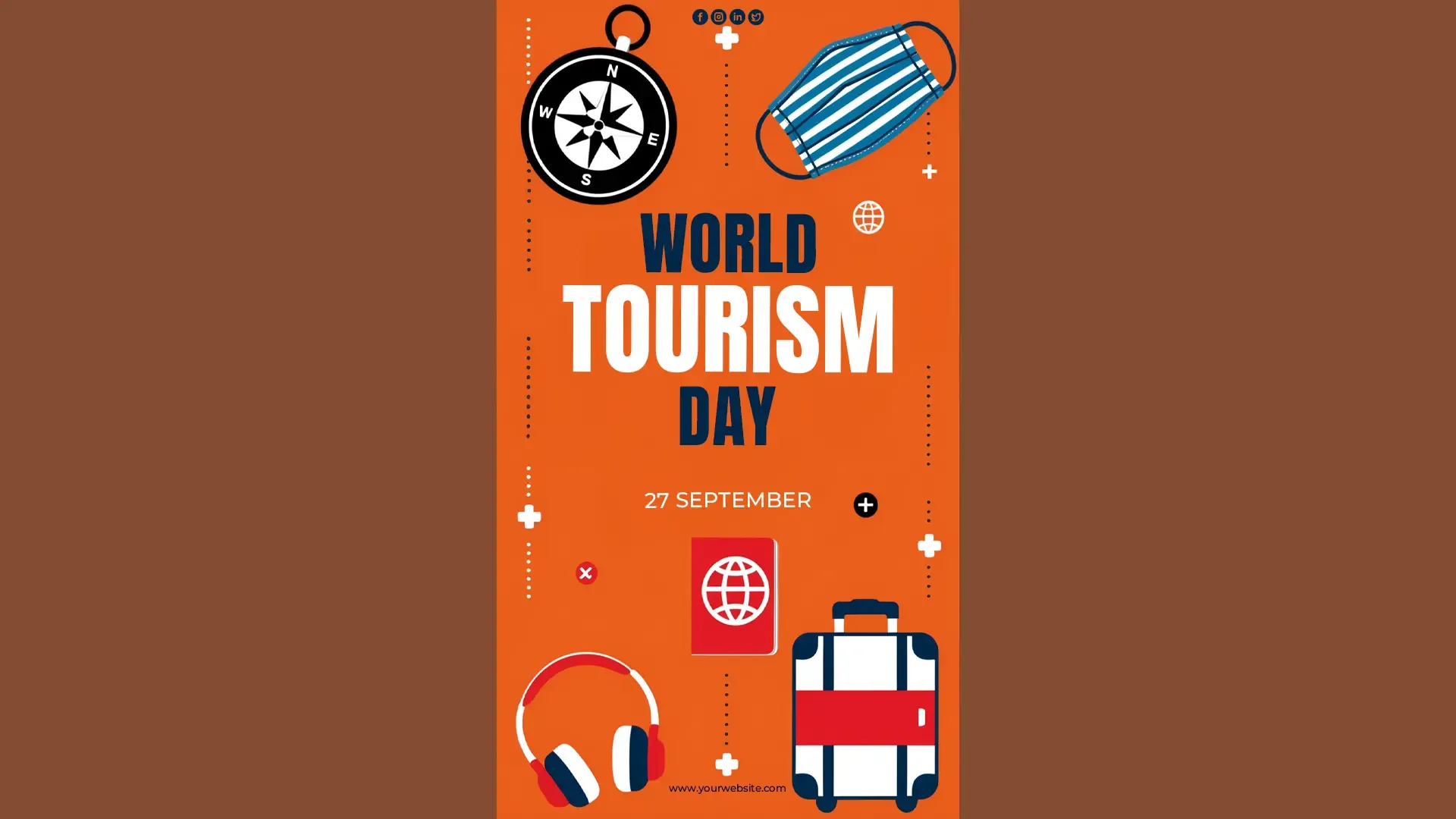 World Tourism Day Instagram Story Template image